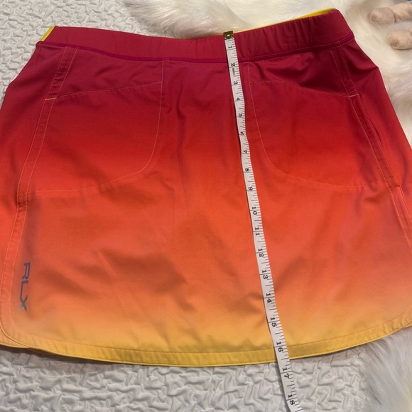 Gradient Red and Orange Women's Skirt Size M - Picture 13 of 13